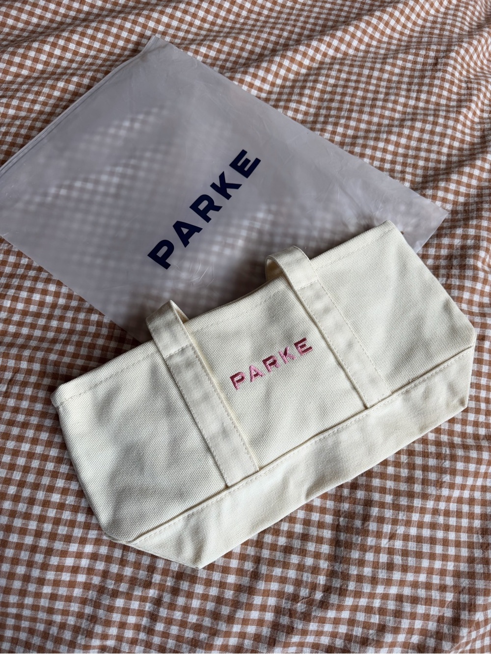 PARKE canvas tote bag
